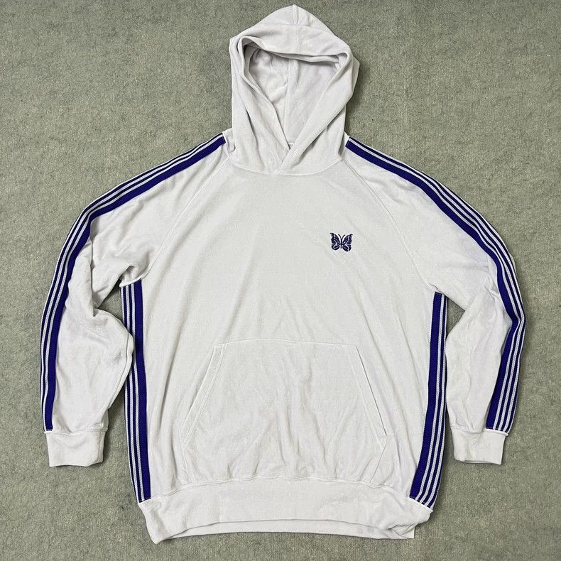 Needles NEEDLES TRACK HOODY C/PE VELOUR - dmc Size US M / EU 48-50 / 2 - 3 Thumbnail