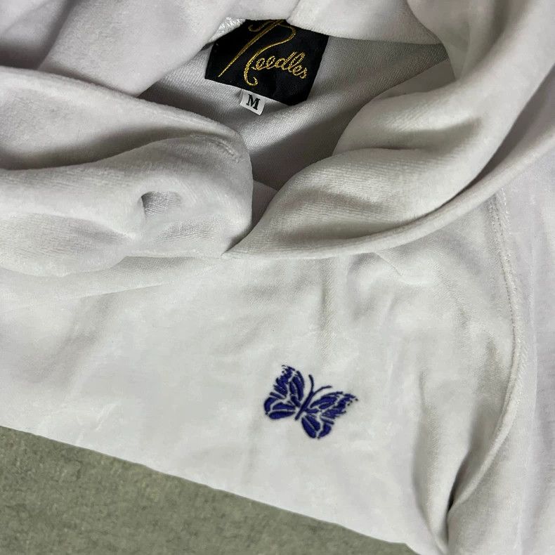 Needles NEEDLES TRACK HOODY C/PE VELOUR - dmc Size US M / EU 48-50 / 2 - 6 Thumbnail