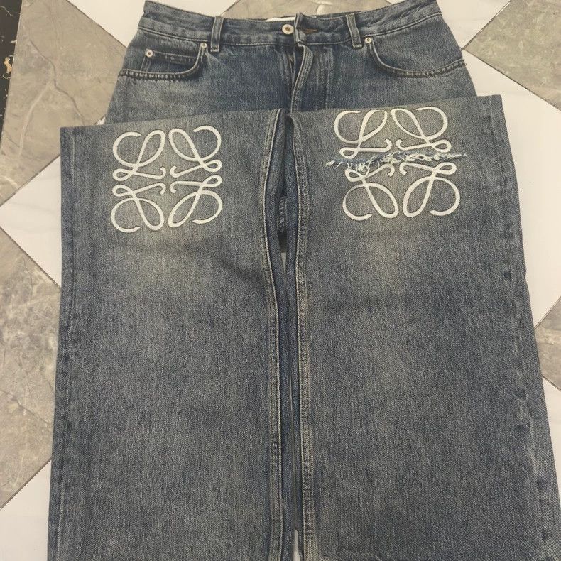 Loewe LOEWE Men's Blue Washed Jeans - dmc Size US 31 - 5 Thumbnail