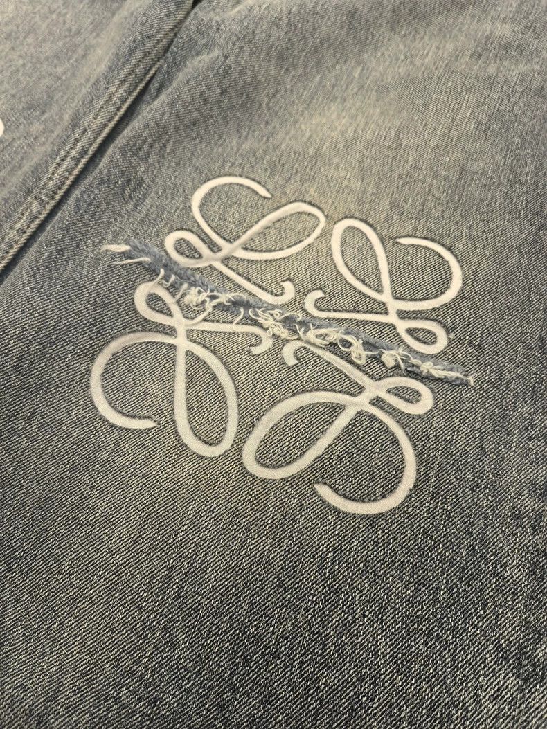 Loewe LOEWE Men's Blue Washed Jeans - dmc Size US 31 - 4 Thumbnail