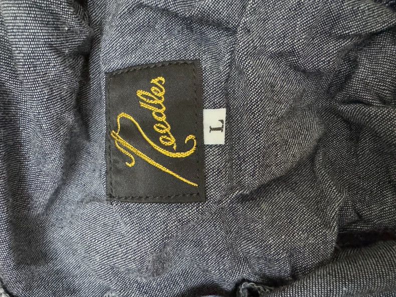 Needles Needles H.D. 6oz Denim Wide-Leg Pants - dmc Size US 38 / EU 54 - 6 Thumbnail