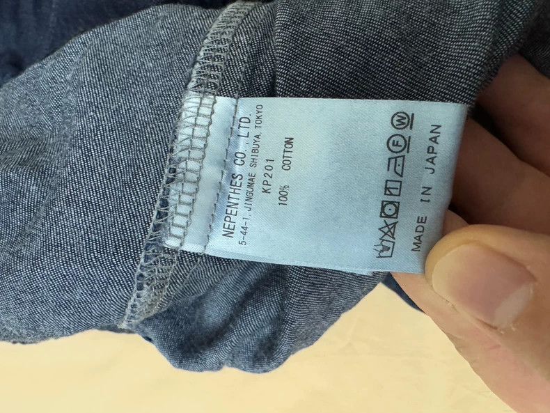 Needles Needles H.D. 6oz Denim Wide-Leg Pants - dmc Size US 38 / EU 54 - 7 Thumbnail