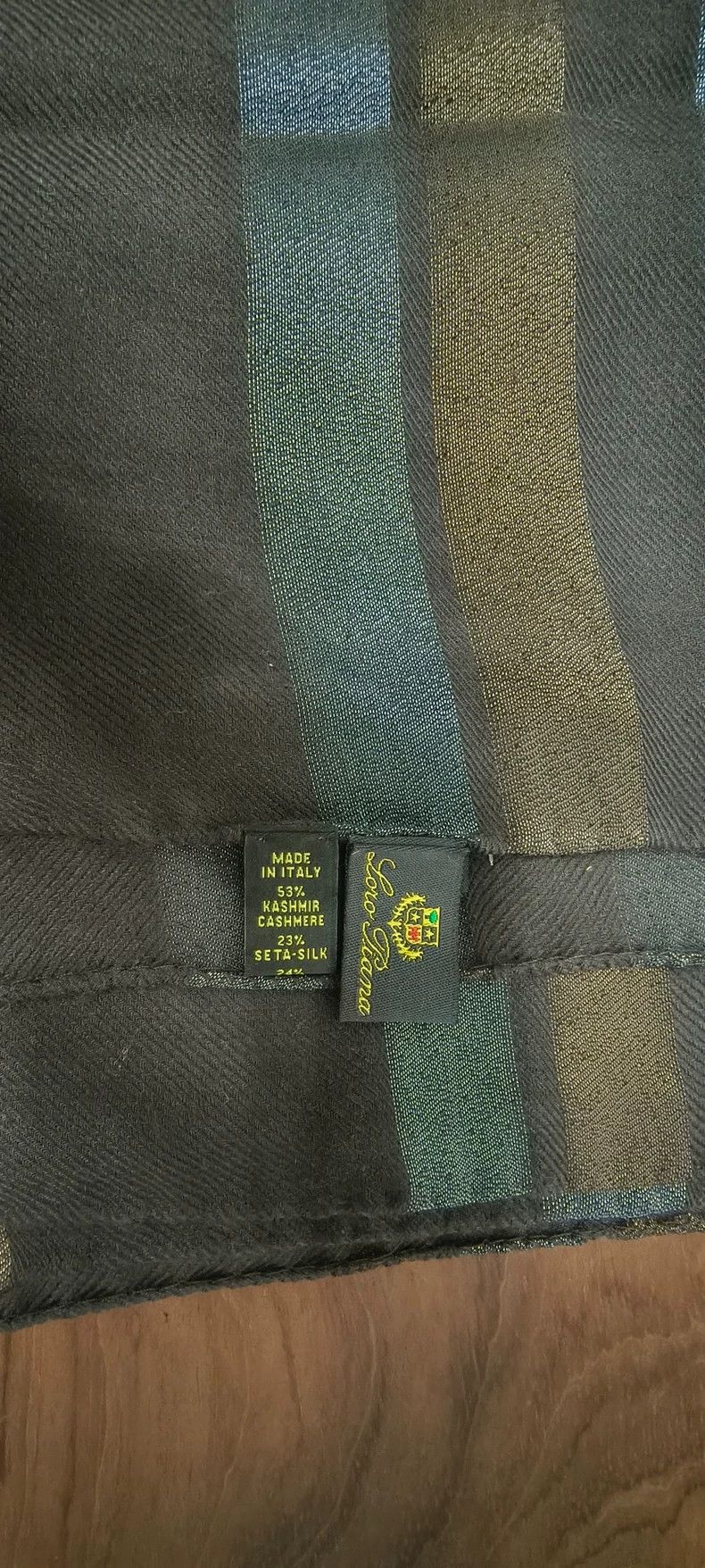 Loro Piana Loro Piana Cashmere Silk Metal Scarf - dmc Size ONE SIZE - 3 Thumbnail