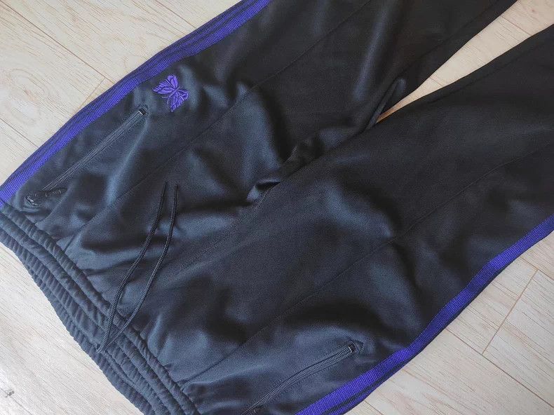 Needles Needles Casual Pants L Black Purple - dmc Size US 30 / EU 46 - 2 Thumbnail