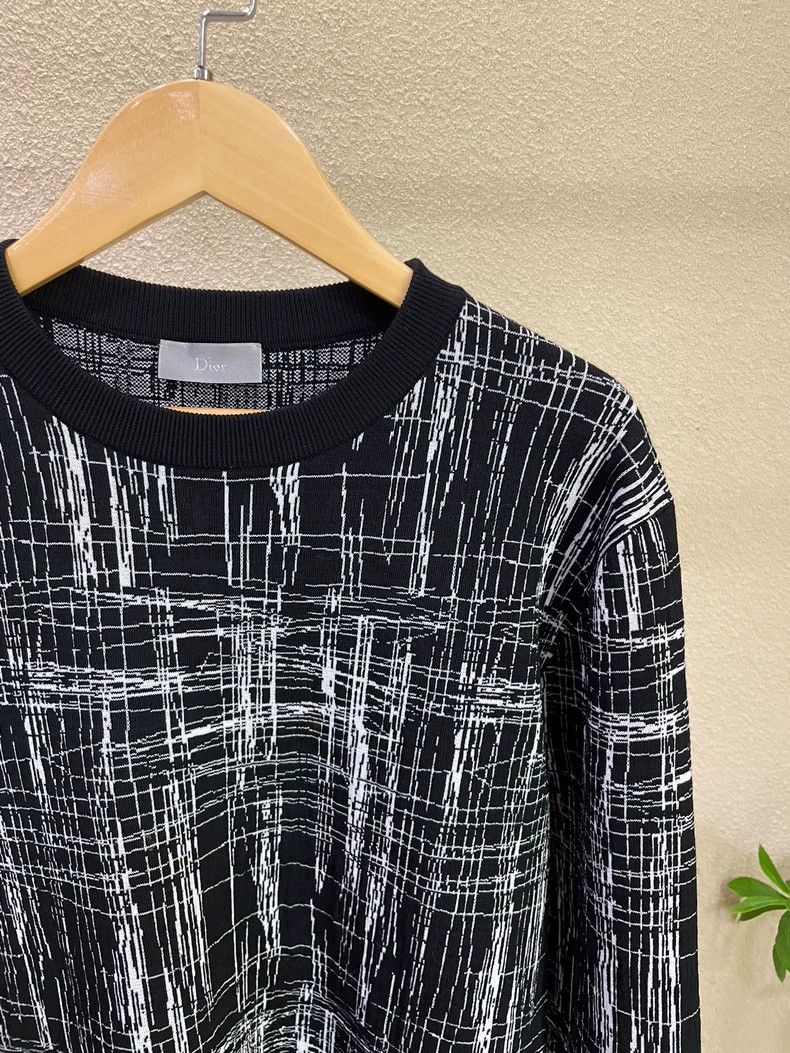 Dior Dior Black White Wool Sweater S - dmc Size US S / EU 44-46 / 1 - 3 Thumbnail