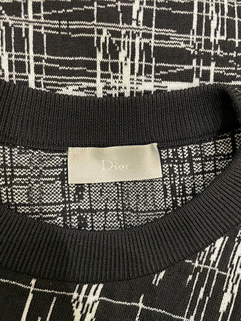 Dior Dior Black White Wool Sweater S - dmc Size US S / EU 44-46 / 1 - 5 Thumbnail