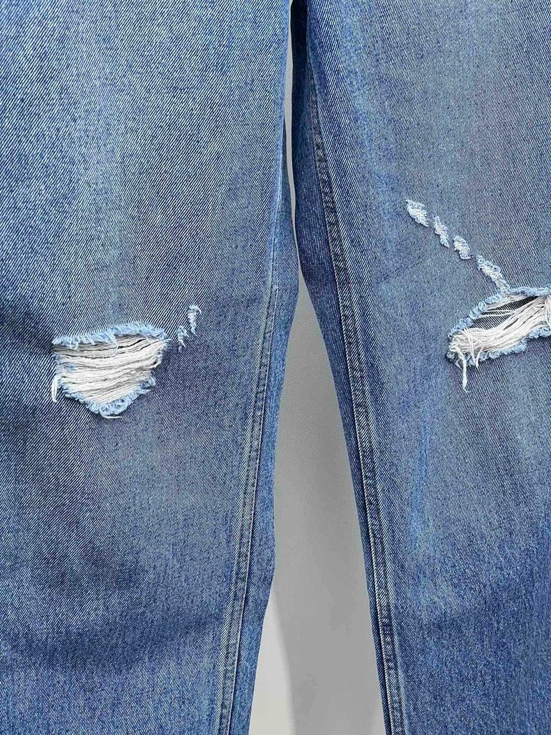Loewe LOEWE Distressed Denim Jeans - dmc Size US 36 / EU 52 - 5 Thumbnail