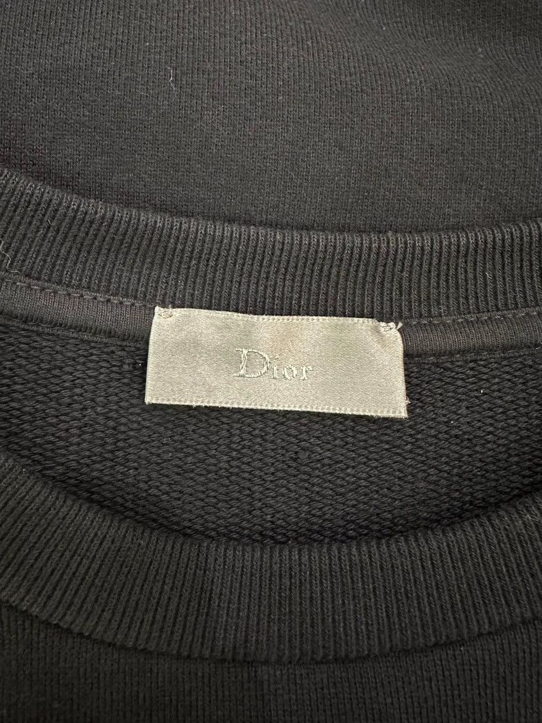 Dior Dior Logo Embroidered Black Sweatshirt XS - dmc Size US XS / EU 42 / 0 - 4 Thumbnail