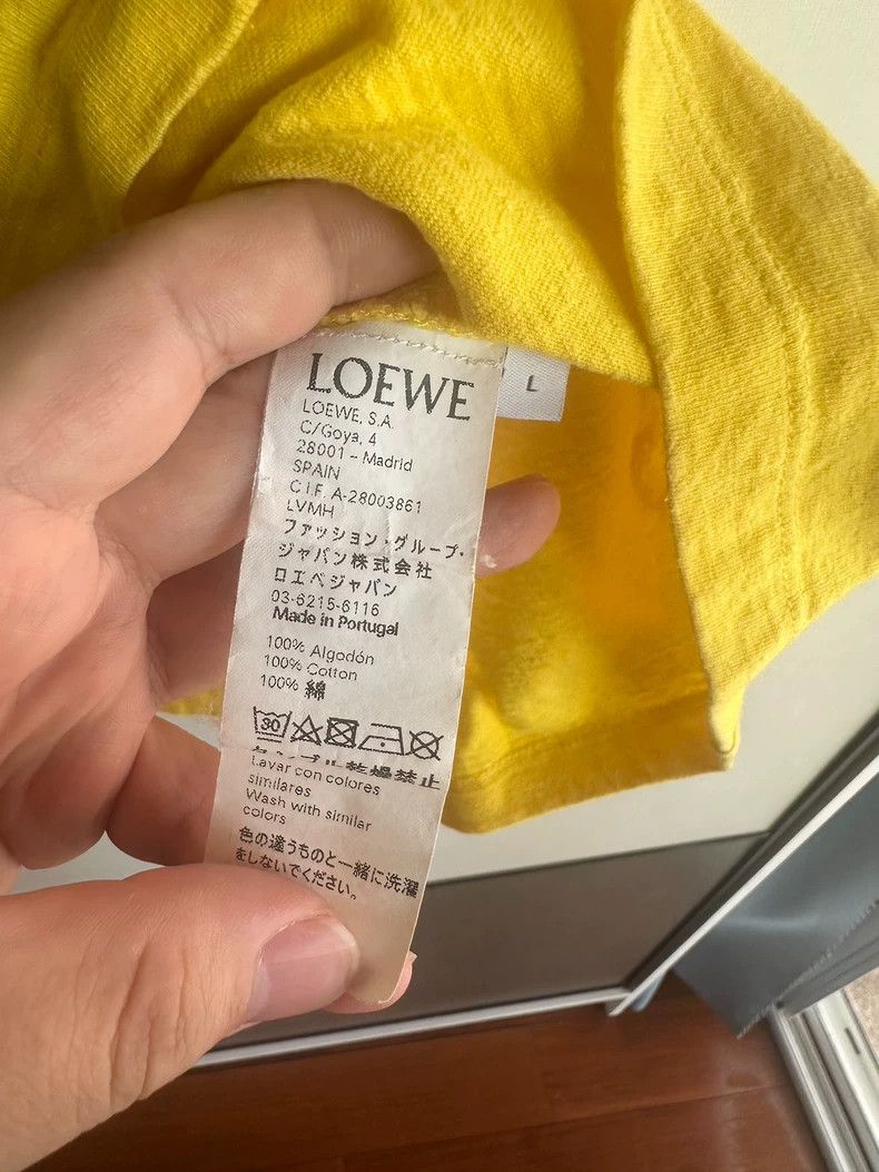 Loewe Loewe Yellow Short Sleeve T-shirt - dmc Size US L / EU 52-54 / 3 - 5 Thumbnail