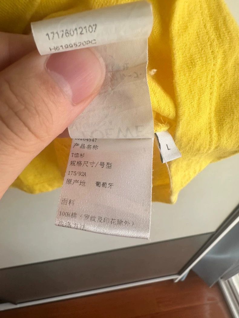 Loewe Loewe Yellow Short Sleeve T-shirt - dmc Size US L / EU 52-54 / 3 - 6 Thumbnail