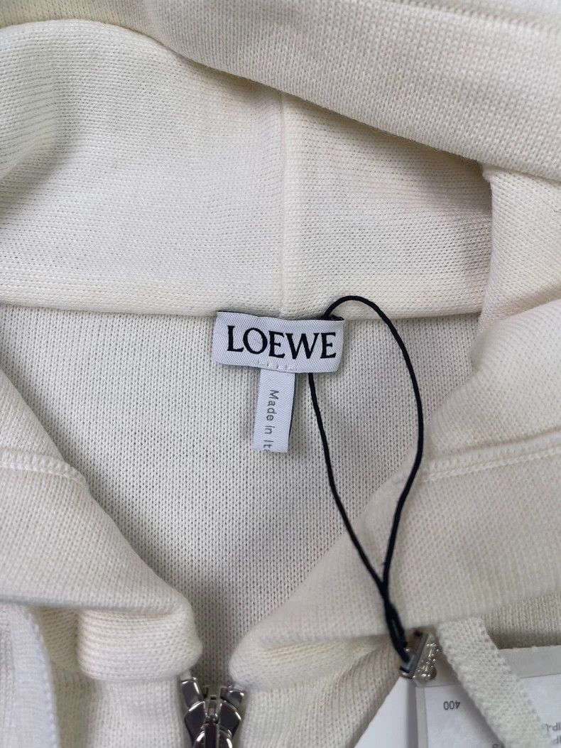 Loewe LOEWE SS23 Solid Color Hooded Zip Casual Sweatshirt - dmc Size US S / EU 44-46 / 1 - 3 Thumbnail