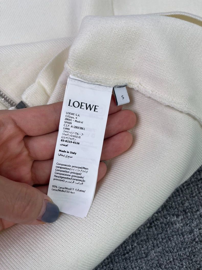 Loewe LOEWE SS23 Solid Color Hooded Zip Casual Sweatshirt - dmc Size US S / EU 44-46 / 1 - 4 Thumbnail