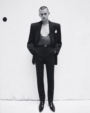 Saint Laurent Paris tank top in dotted silk muslin Size US XS / EU 42 / 0 - 3 Thumbnail