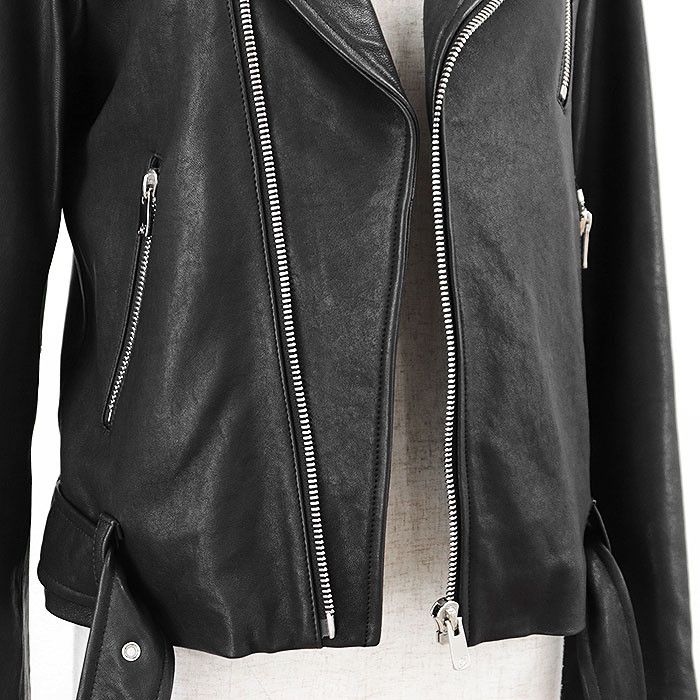 Other Other GRACE Class Lamb Leather Riders Jacket Leather Outerwear DUTY FREE for USA Size ONE SIZE - 3 Thumbnail