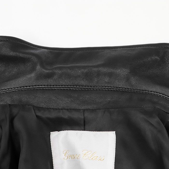 Other Other GRACE Class Lamb Leather Riders Jacket Leather Outerwear DUTY FREE for USA Size ONE SIZE - 9 Thumbnail