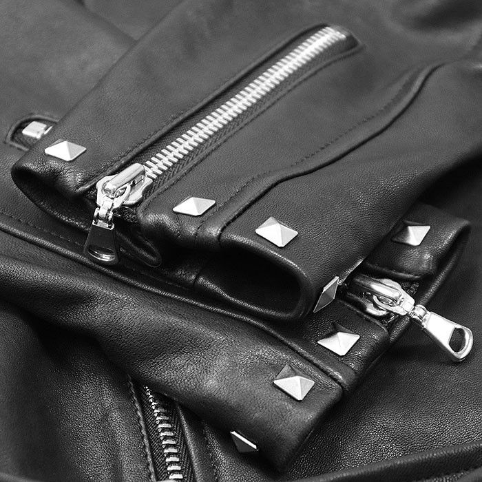 Other Other GRACE Class Lamb Leather Riders Jacket Leather Outerwear DUTY FREE for USA Size ONE SIZE - 6 Thumbnail