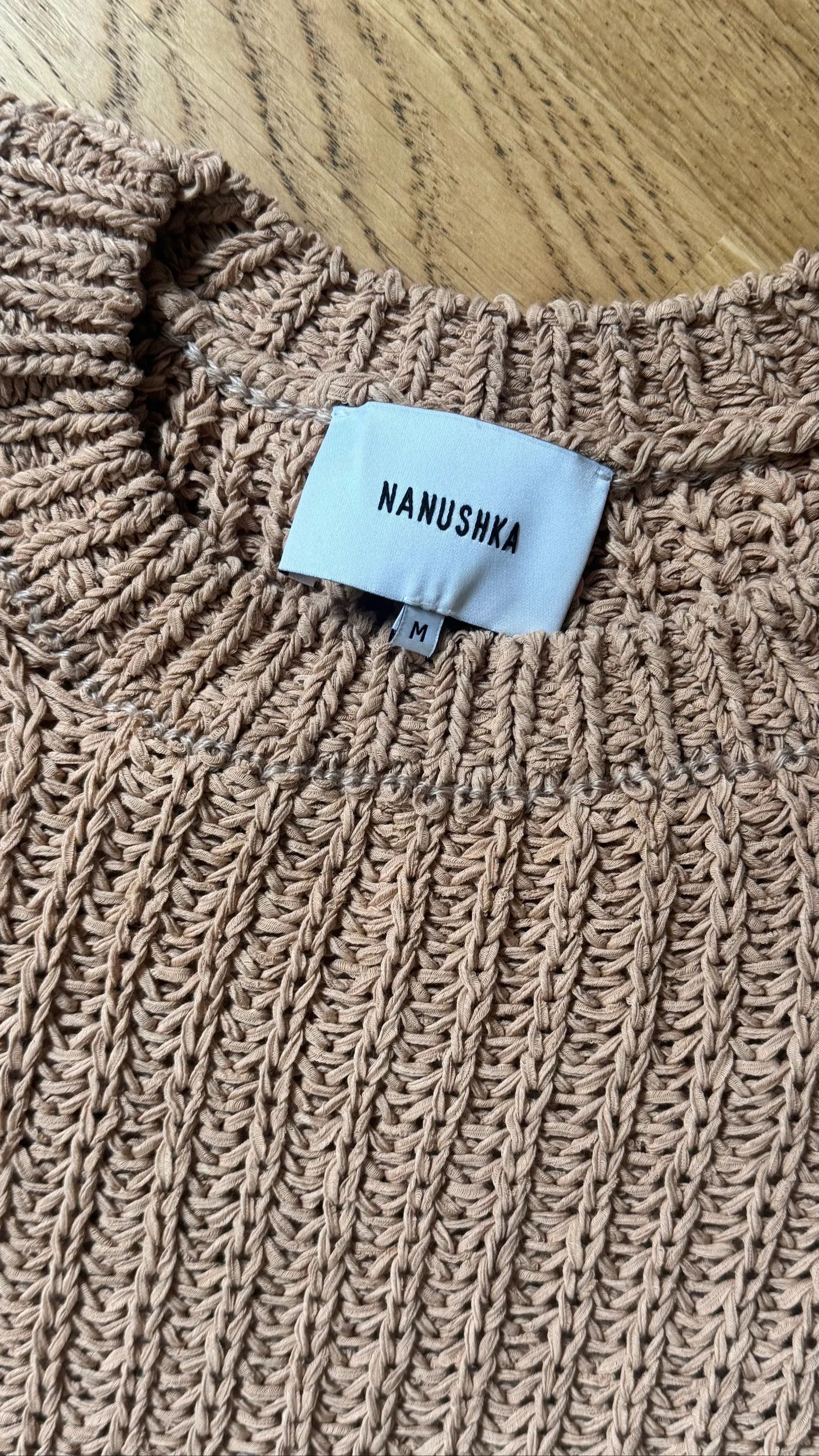 Nanushka Nanushka Rodi assymetric cotton knit Sweater Size M / US 6-8 / IT 42-44 - 2 Thumbnail