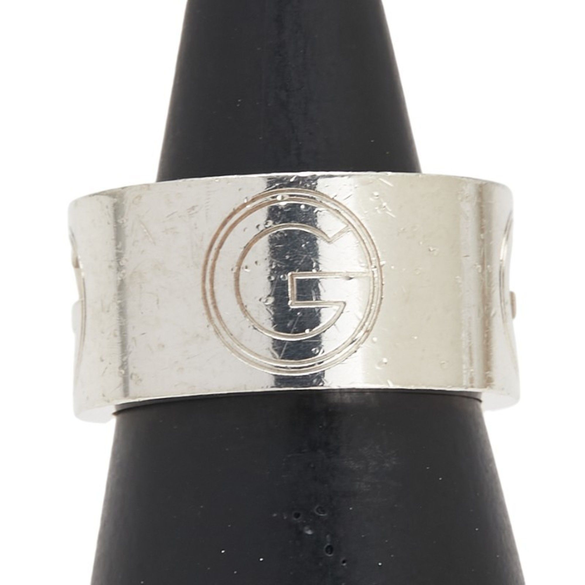 Gucci Gucci G Logo Wide Ring #15 SV925 Silver Men's GUCCI Size ONE SIZE - 2 Thumbnail