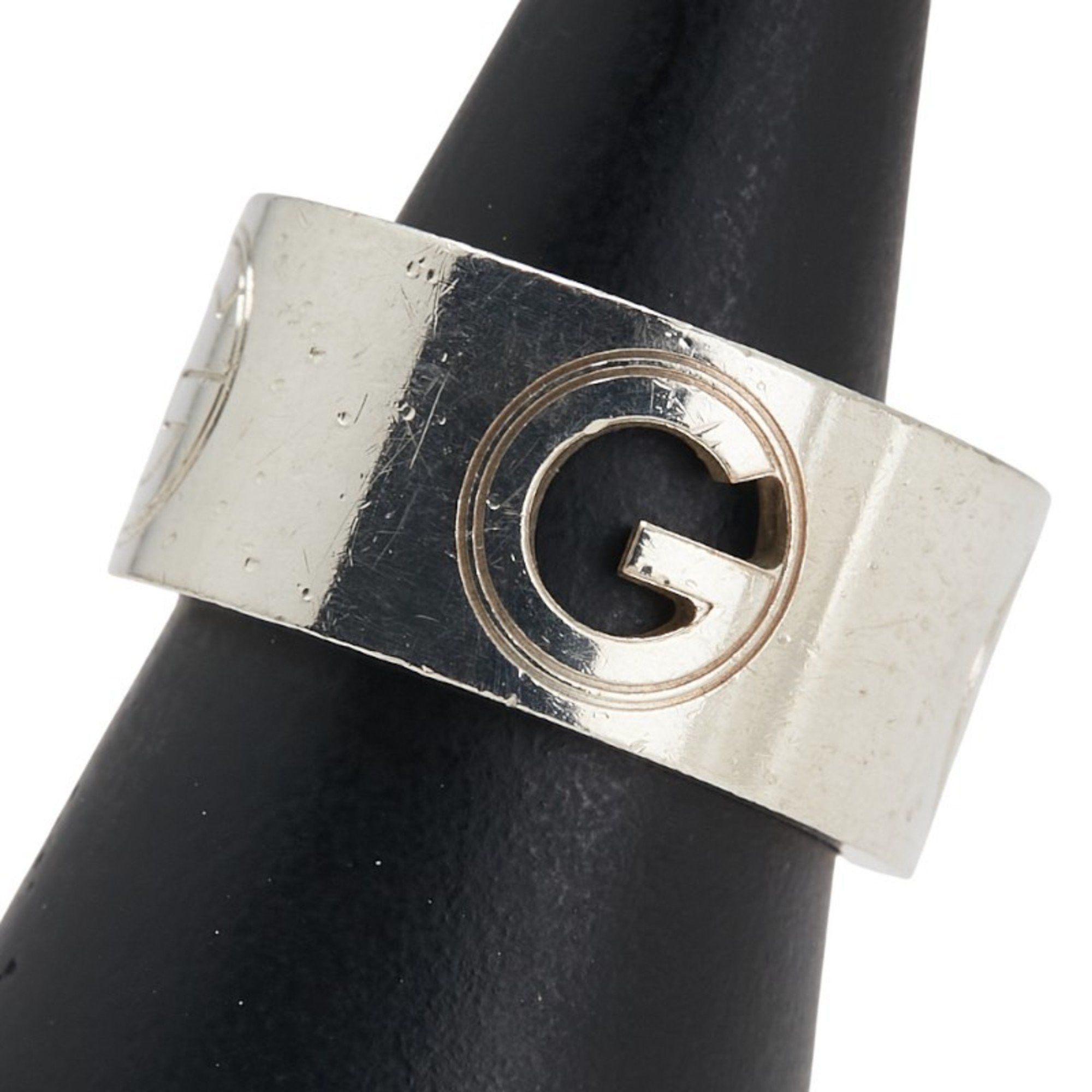 Gucci Gucci G Logo Wide Ring #15 SV925 Silver Men's GUCCI Size ONE SIZE - 3 Thumbnail