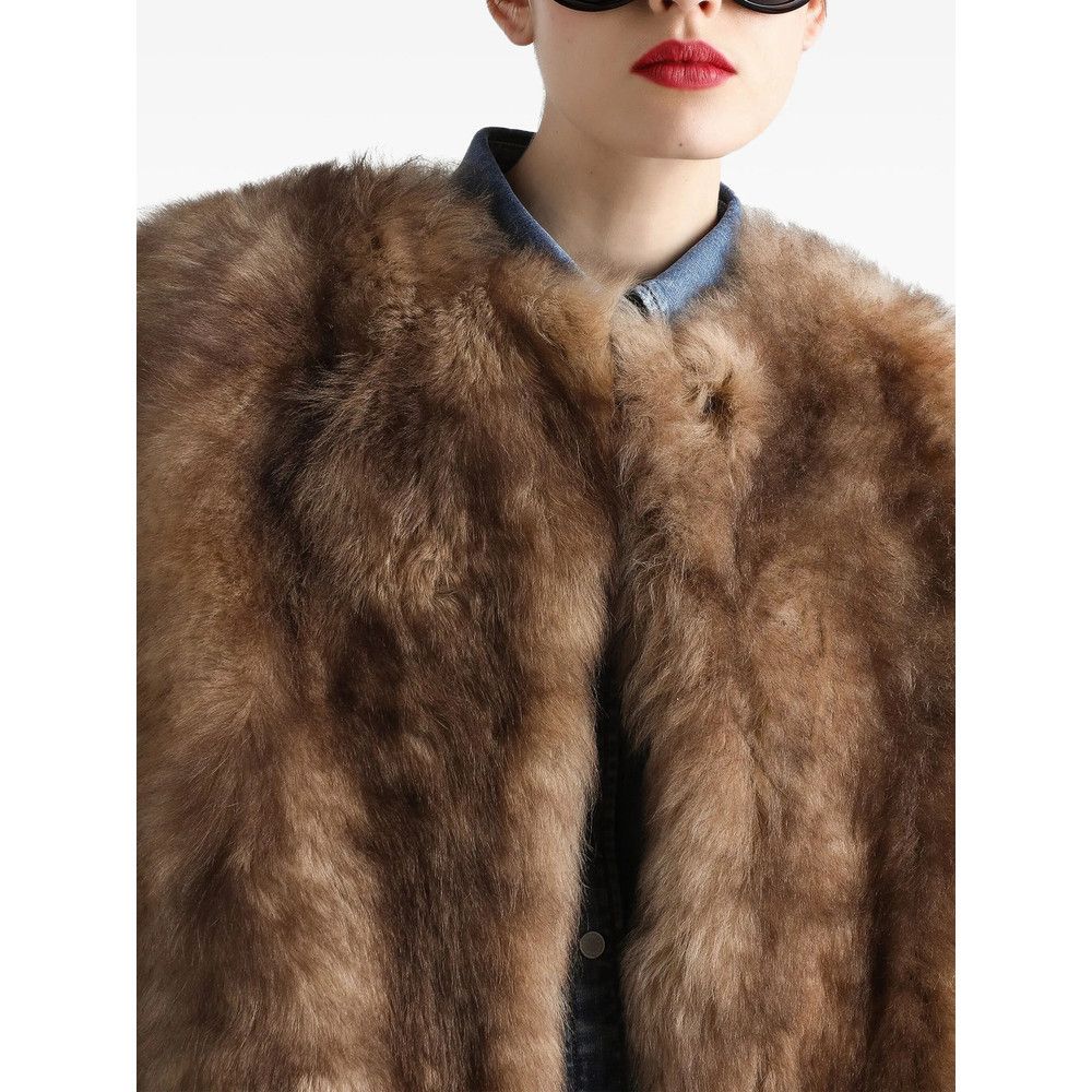 Dolce & Gabbana Dolce & Gabbana BROWN Jackets - Waistcoat & Gilets Size S / US 4 / IT 40 - 3 Thumbnail