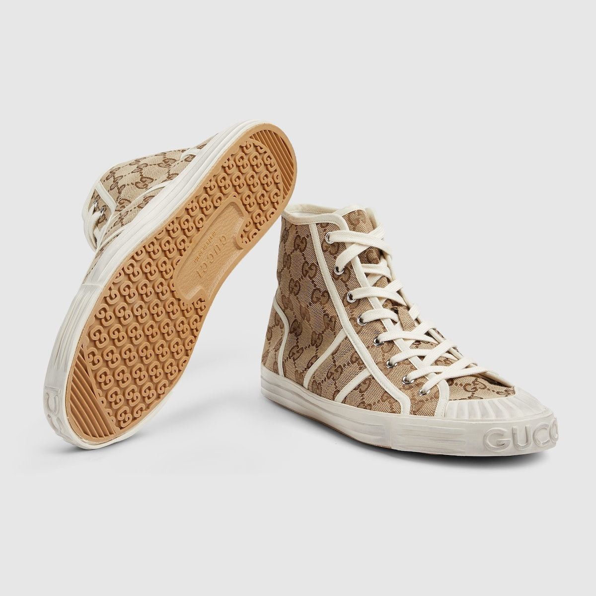 Gucci Gucci GG High Top Sneakers SIZE 7 Size ONE SIZE - 2 Thumbnail
