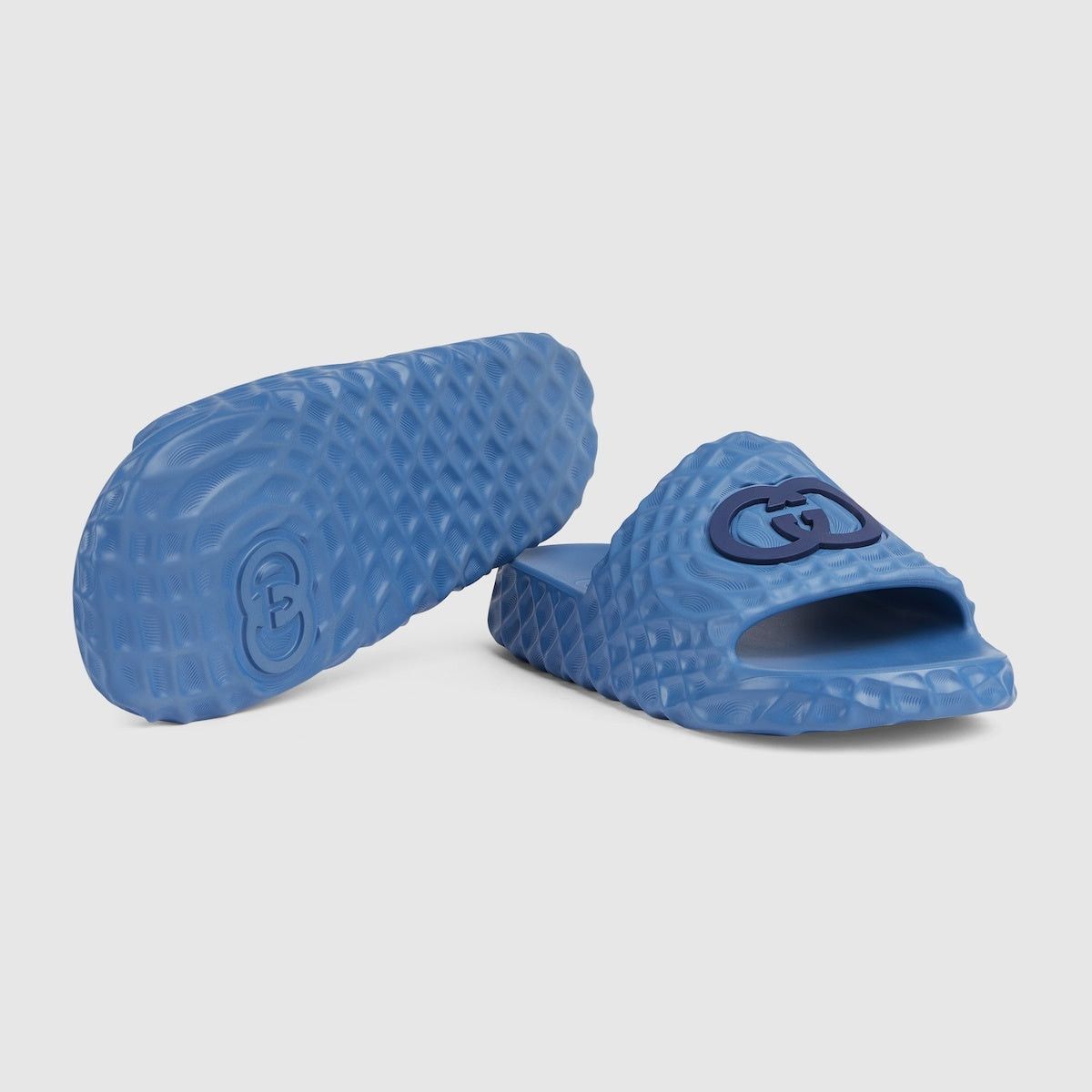 Gucci Gucci Interlocking G Rubber Slides SIZE 12 Size ONE SIZE - 3 Thumbnail