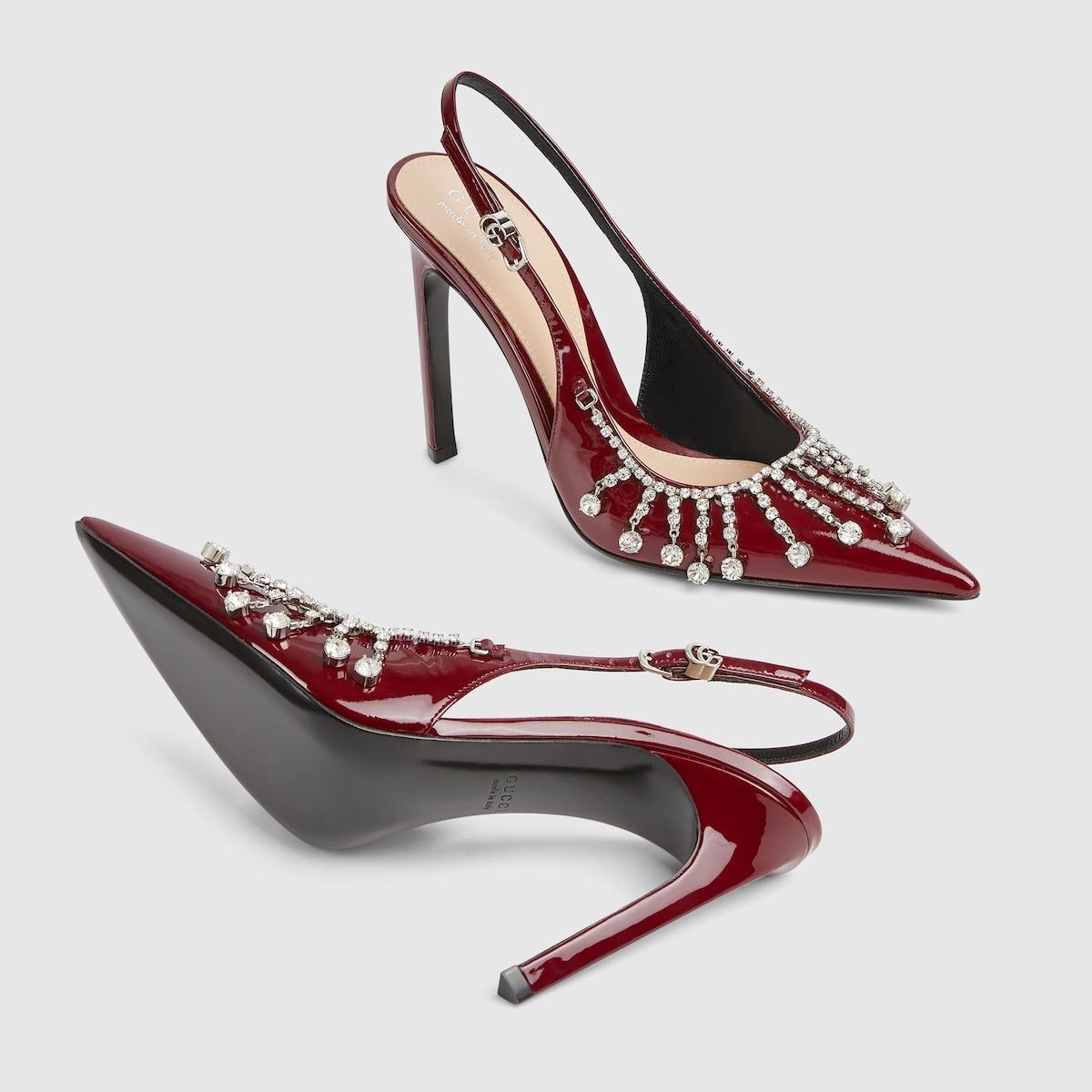 Gucci Gucci Crystal Chain Pumps SIZE 39 Size ONE SIZE - 4 Thumbnail