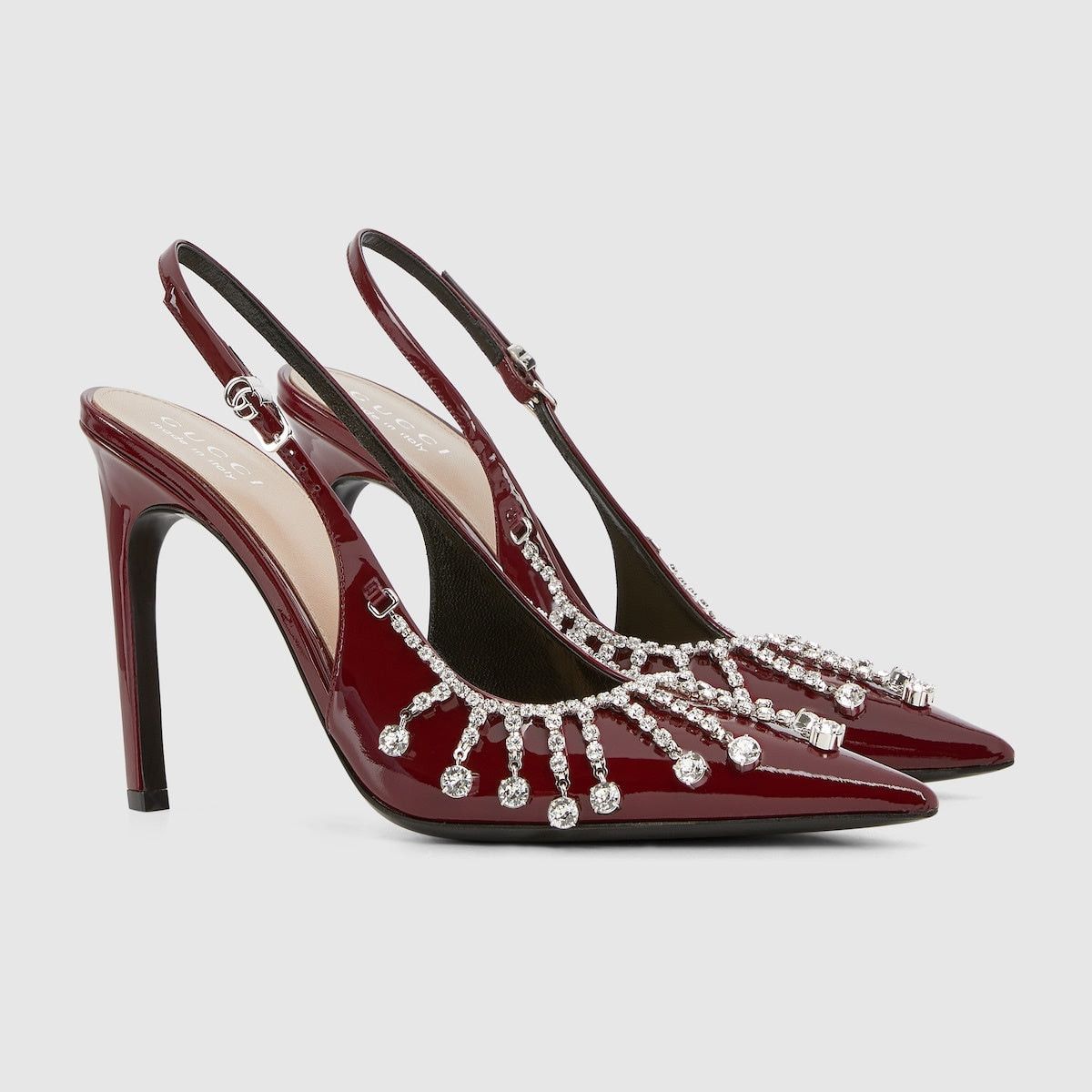 Gucci Gucci Crystal Chain Pumps SIZE 39 Size ONE SIZE - 2 Thumbnail
