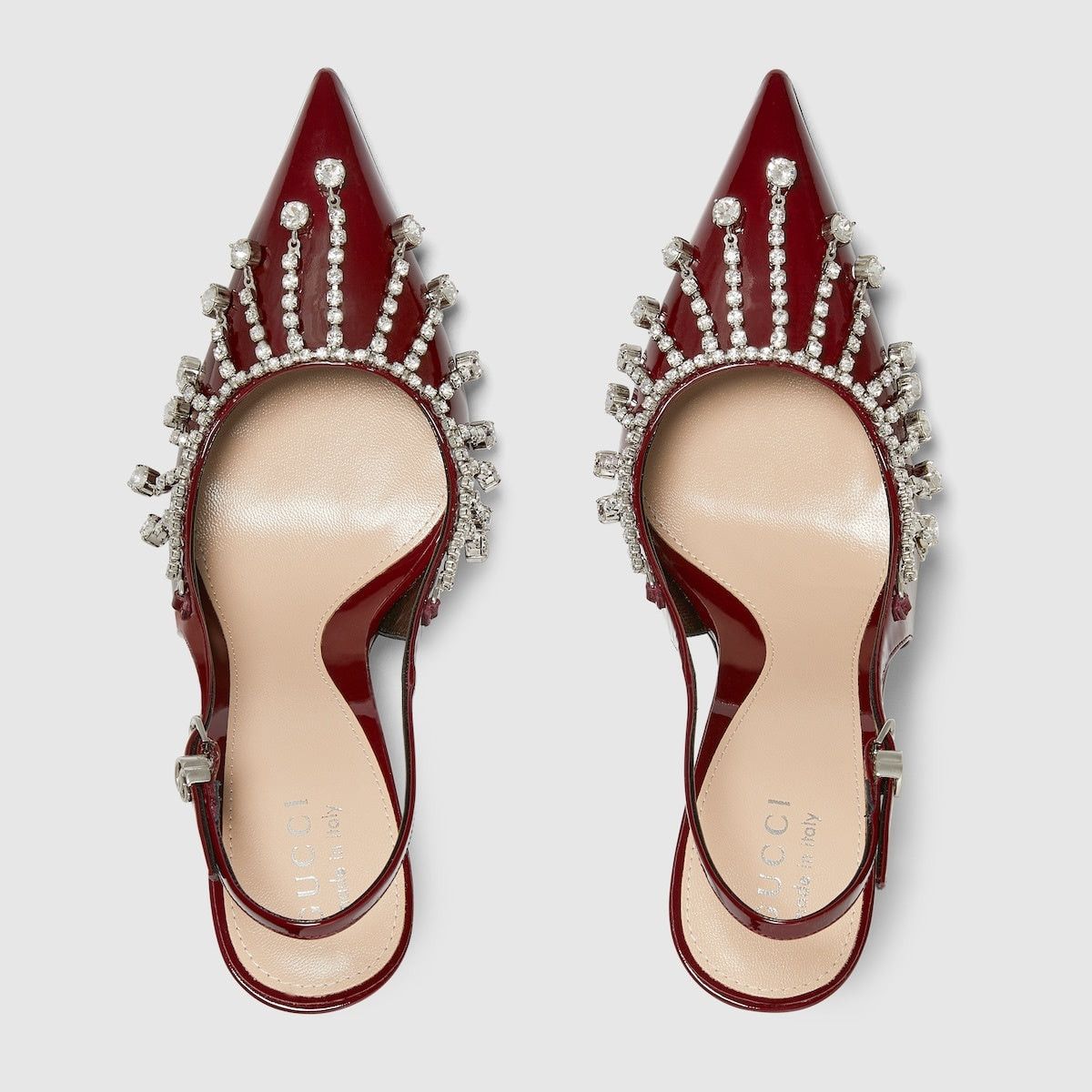 Gucci Gucci Crystal Chain Pumps SIZE 37.5 Size ONE SIZE - 3 Thumbnail