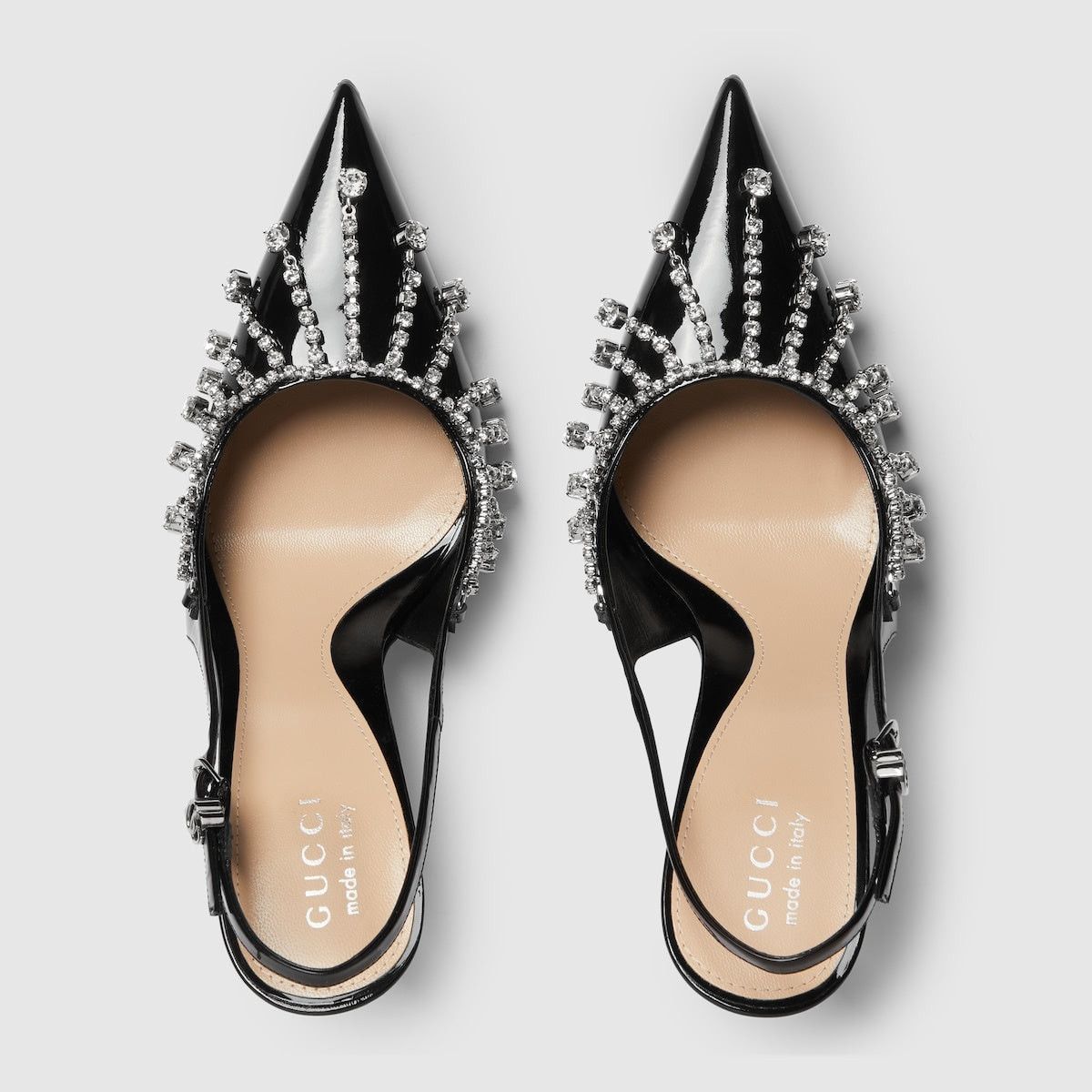 Gucci Gucci Crystal Chain Pumps SIZE 40 Size ONE SIZE - 3 Thumbnail