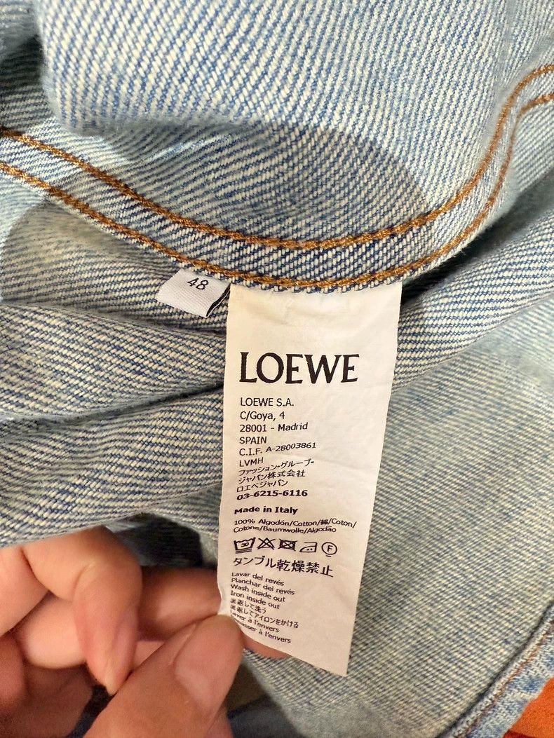 Loewe Loewe Paula's Ibiza Wave Print Denim Jacket - dmc Size US M / EU 48-50 / 2 - 5 Thumbnail