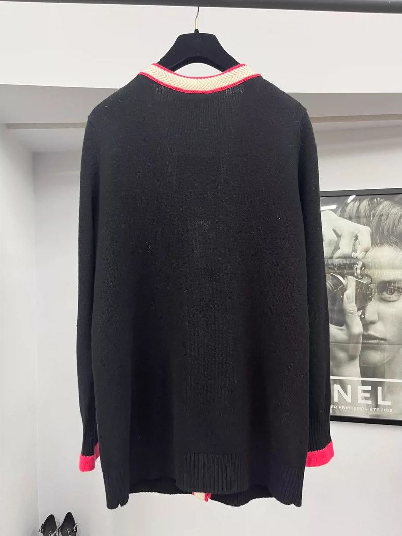 Chanel Chanel Black Cashmere Knit Cardigan - dmc Size US M / EU 48-50 / 2 - 3 Thumbnail