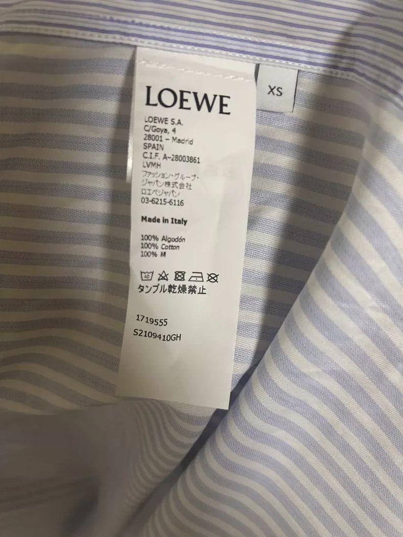 Loewe Loewe Striped Patchwork Shirt - dmc Size US XS / EU 42 / 0 - 3 Thumbnail