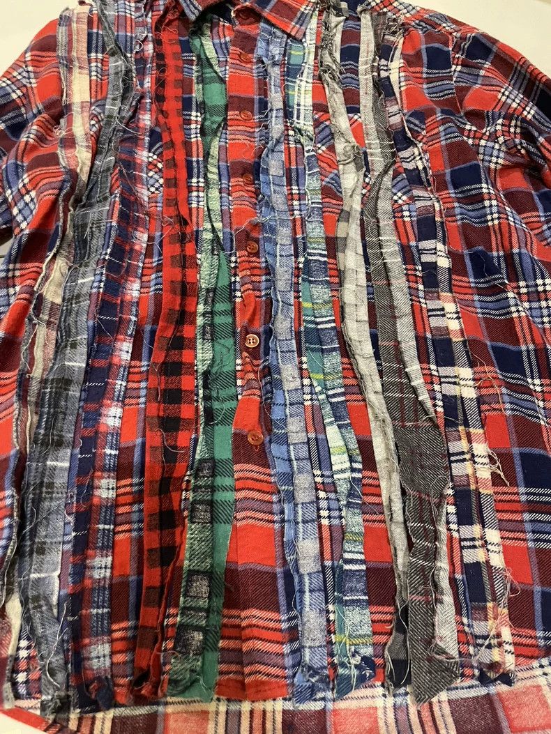 Needles NEEDLES Rebuild Patchwork Shirt - dmc Size US M / EU 48-50 / 2 - 2 Thumbnail