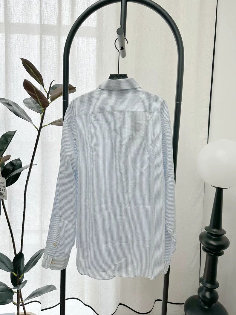 Gucci Gucci Blue Stripe Button-Up Shirt - dmc Size US XL / EU 56 / 4 - 2 Thumbnail