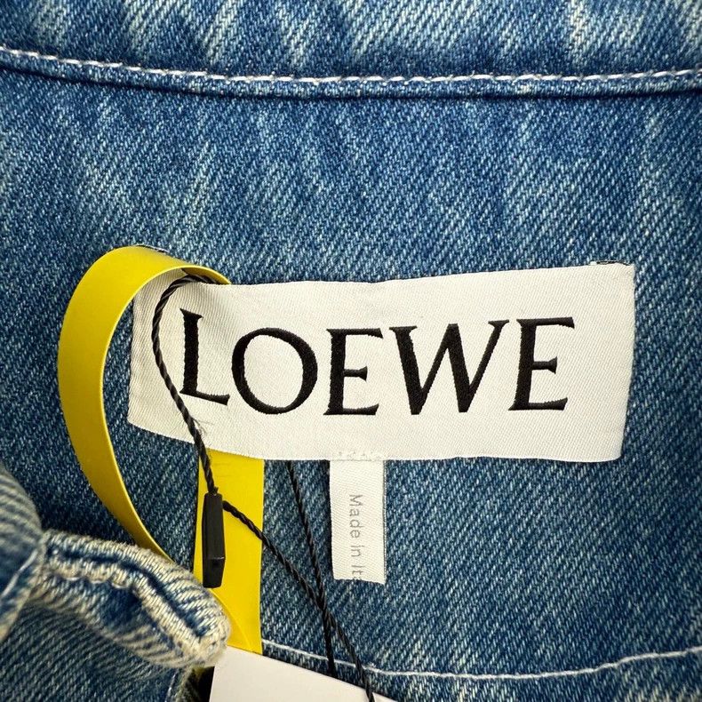 Loewe Loewe Denim Jacket with Cuff Patch - dmc Size US S / EU 44-46 / 1 - 2 Thumbnail