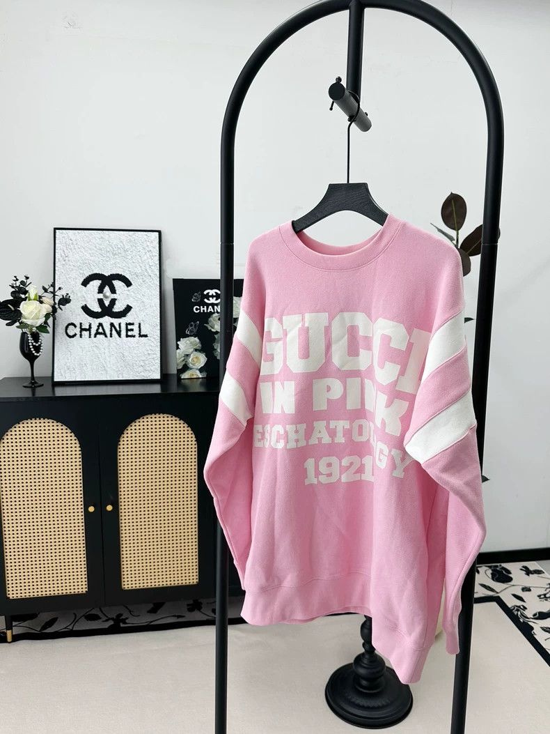 Gucci Gucci Pink Cotton Double-sided Sweatshirt - dmc Size US S / EU 44-46 / 1 - 3 Thumbnail
