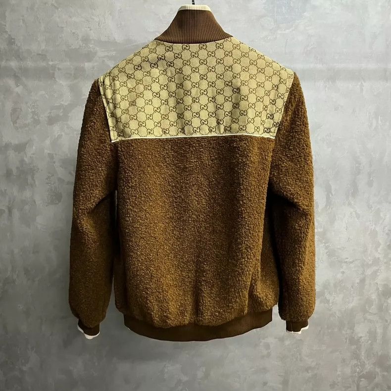 Gucci Gucci Brown Paneled Zip Jacket - dmc Size US S / EU 44-46 / 1 - 2 Thumbnail
