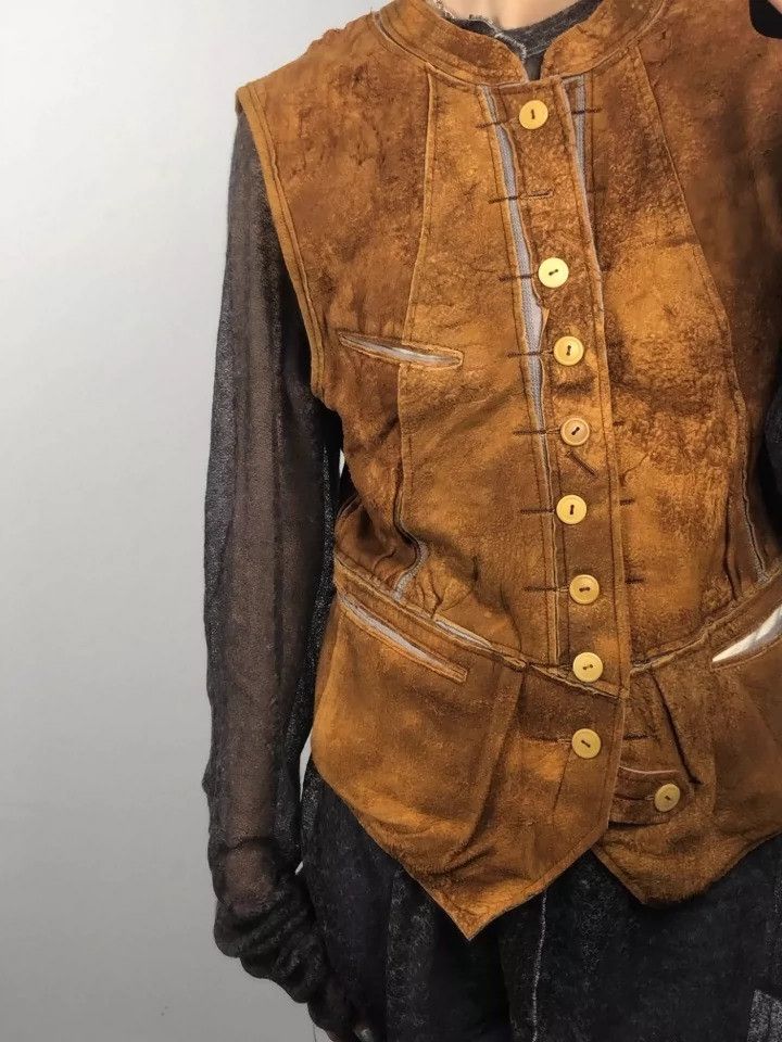 Takahiromiyashita The Soloist. TAKAHIRO MIYASHITA Brown Vest - dmc Size US M / EU 48-50 / 2 - 5 Thumbnail