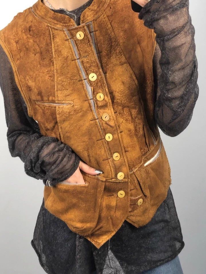 Takahiromiyashita The Soloist. TAKAHIRO MIYASHITA Brown Vest - dmc Size US M / EU 48-50 / 2 - 4 Thumbnail