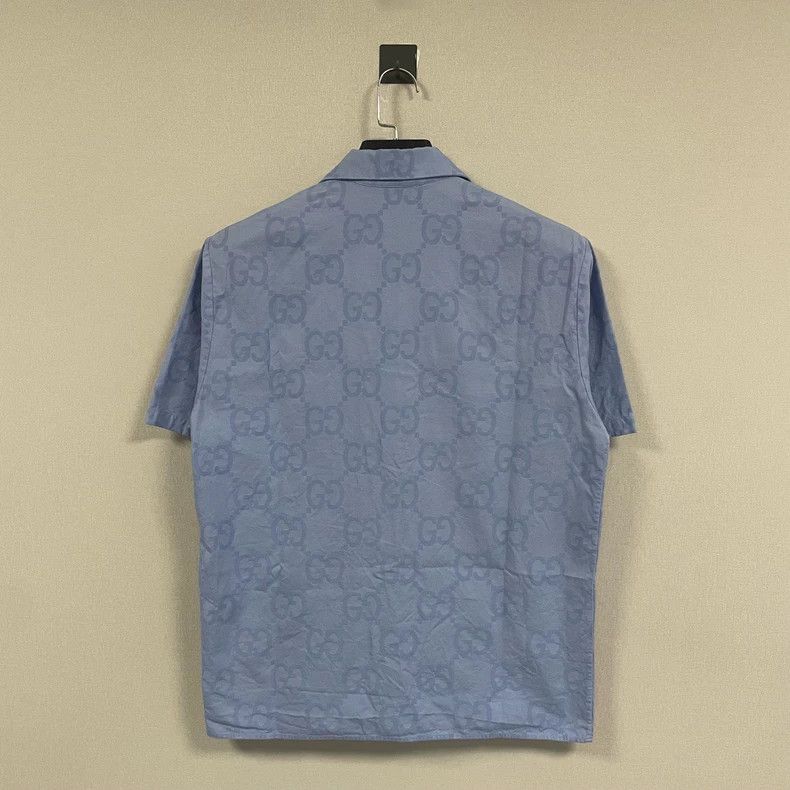 Gucci Gucci New All-Over Print Short-Sleeve Shirt - dmc Size US S / EU 44-46 / 1 - 2 Thumbnail