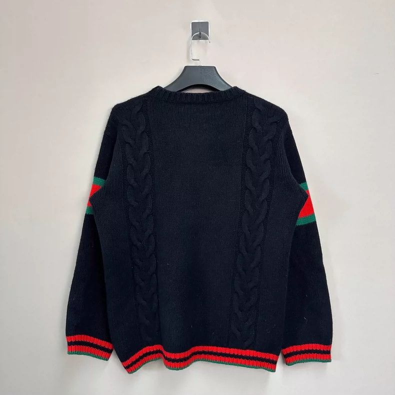 Gucci Classic Red Green Stripe Sweater - dmc