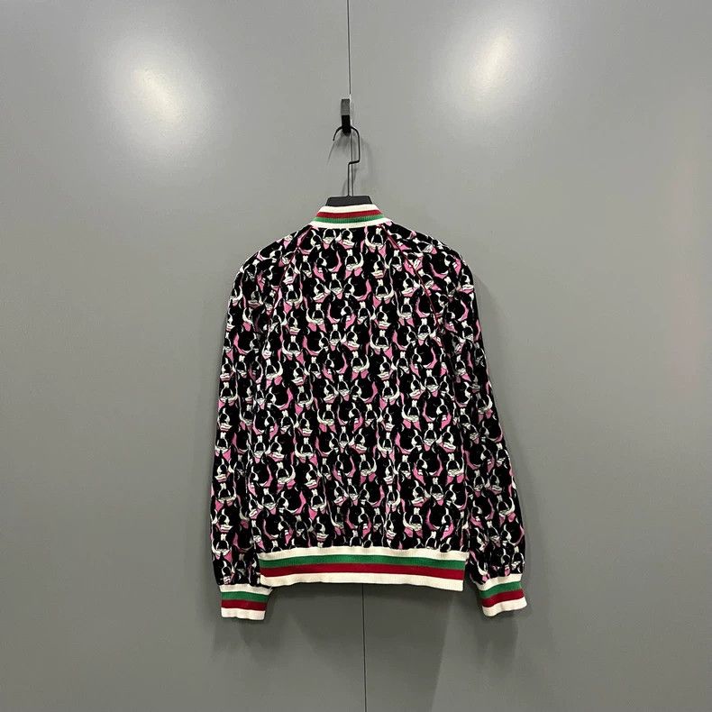 Gucci Gucci Animal Print Zip Baseball Jacket - dmc Size US M / EU 48-50 / 2 - 2 Thumbnail