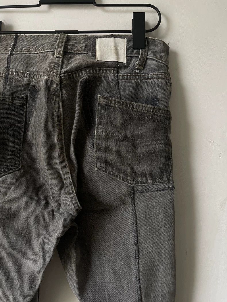 Takahiromiyashita The Soloist. Takahiromiyashita The Soloist Black Patchwork Denim Jeans - dmc Size US 30 / EU 46 - 8 Thumbnail