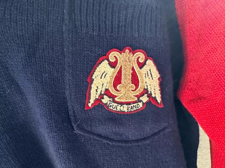 Gucci Gucci Logo V-Neck Wool Sweater - dmc Size US M / EU 48-50 / 2 - 2 Thumbnail