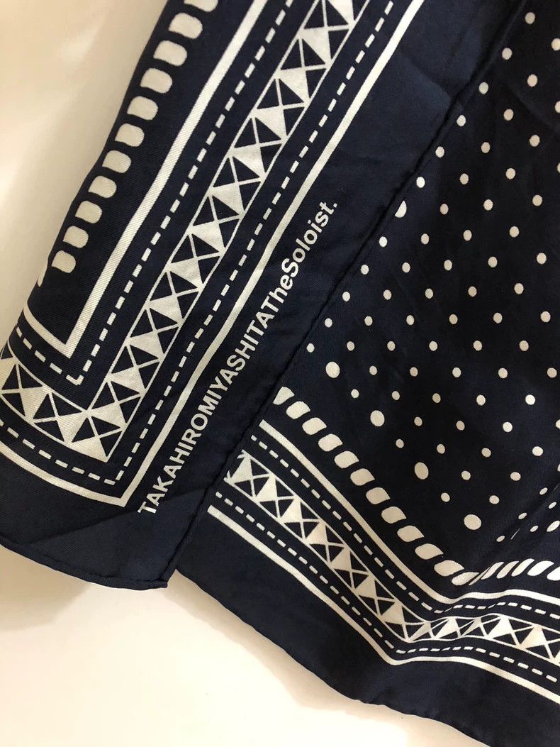 Takahiromiyashita The Soloist. TAKAHIROMIYASHITA THE soloist Silk Scarf - dmc Size ONE SIZE - 7 Thumbnail