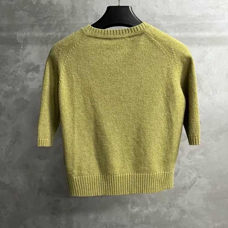 Gucci Gucci Solid Cashmere Knit Sweater - dmc Size US S / EU 44-46 / 1 - 2 Thumbnail