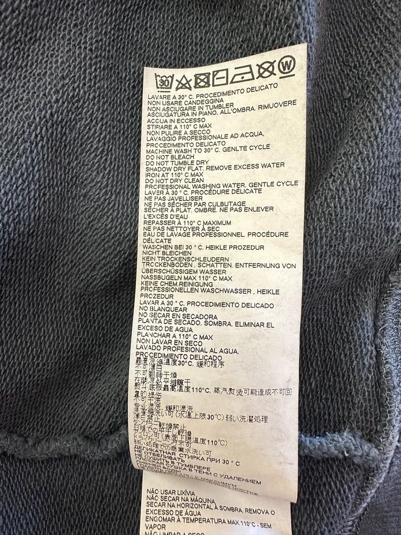 Maison Margiela Maison Margiela Classic Portrait Washed Sweatshirt - dmc Size US S / EU 44-46 / 1 - 8 Thumbnail