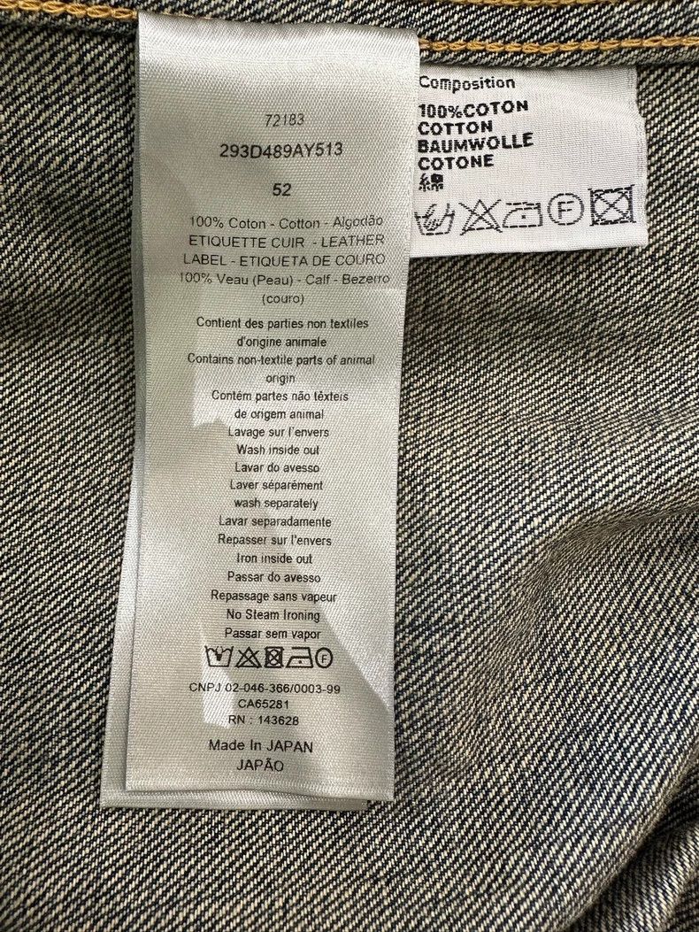 Dior Dior FW22 Logo Denim Jacket 52 - dmc Size US L / EU 52-54 / 3 - 7 Thumbnail