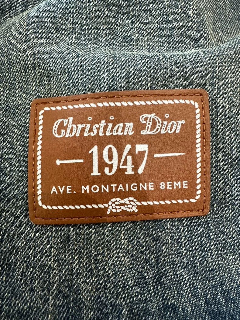 Dior Dior FW22 Logo Denim Jacket 52 - dmc Size US L / EU 52-54 / 3 - 5 Thumbnail